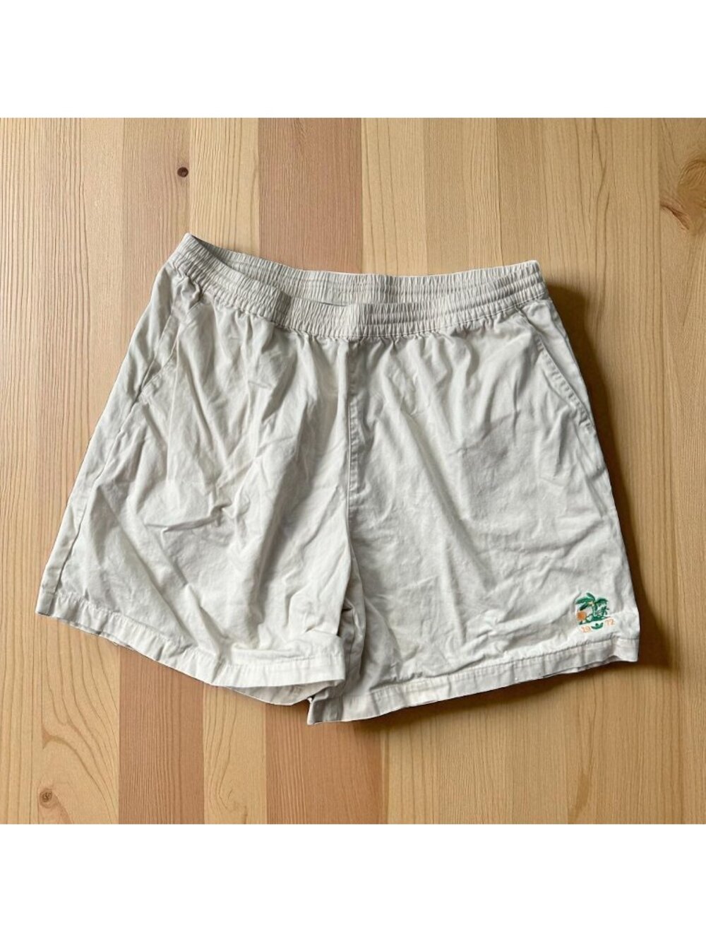 ADIDAS Men’s Beige Tropical Shorts Size 2XL